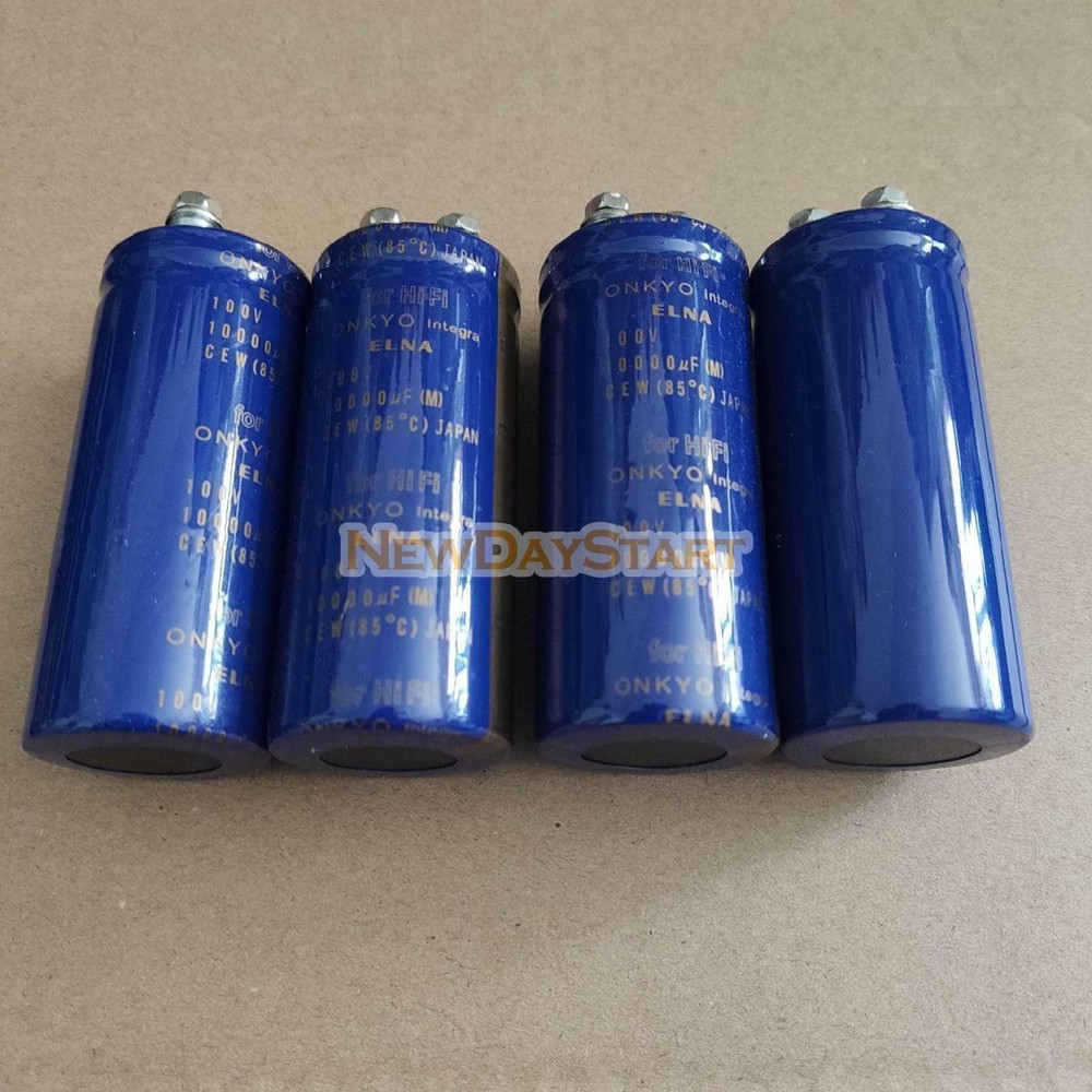 4PCS 10000uF 100V ELNA HiFi Audio Filter Electrolytic Capacitors 35*80MM