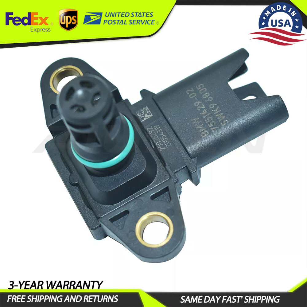 2007-2008 BMW 335xi 3.0L MAP Sensor 13627585493 New Intake Manifold Pressure