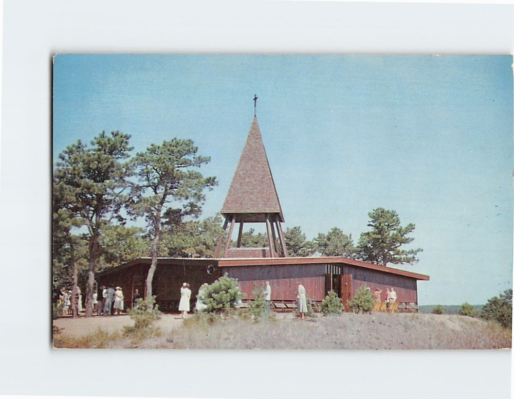 Postcard Chapel Of St. James The Fisherman (Episcopal) Wellfleet MA USA