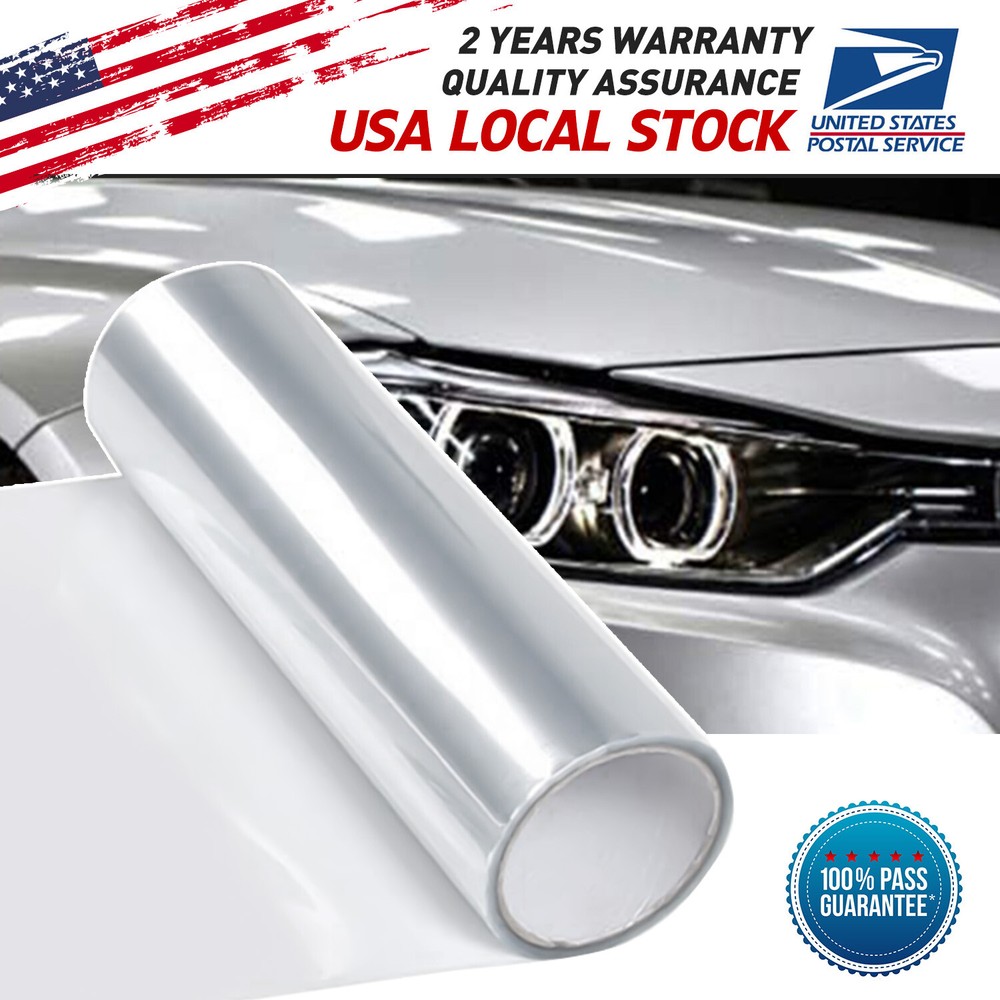 Transparent Headlight Taillight Fog Light Vinyl Tint Film Wrap