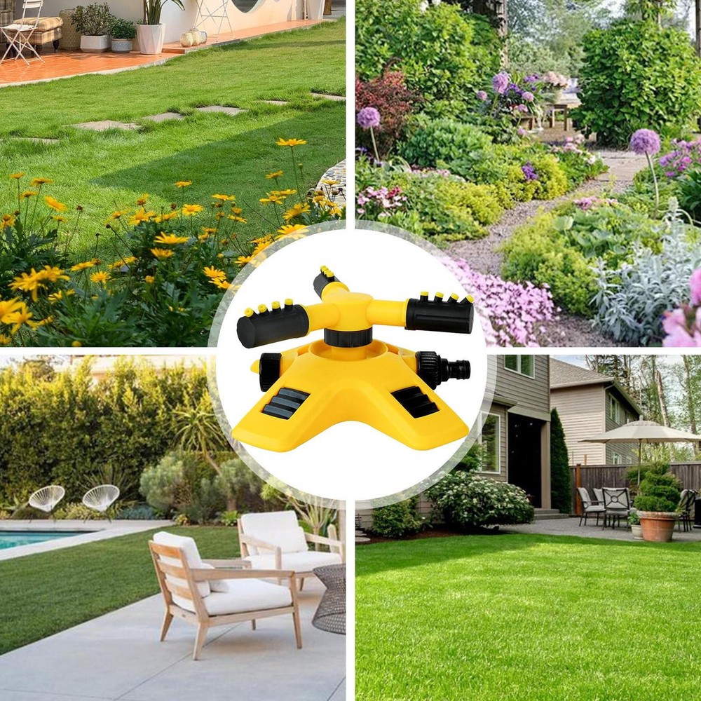 360-Degree Adjustable Garden Sprinkler for Lawns and Multipurpose Watering