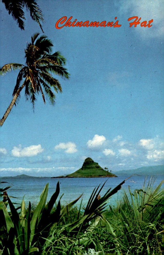 Chinaman's Hat, Oahu, Hawaii Postcard