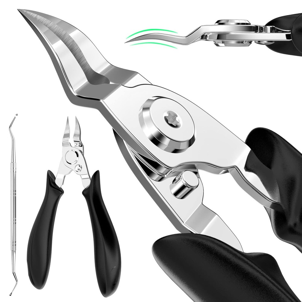 Upgraded Steel Ingrown Toenail Clippers for Professional Pedicures