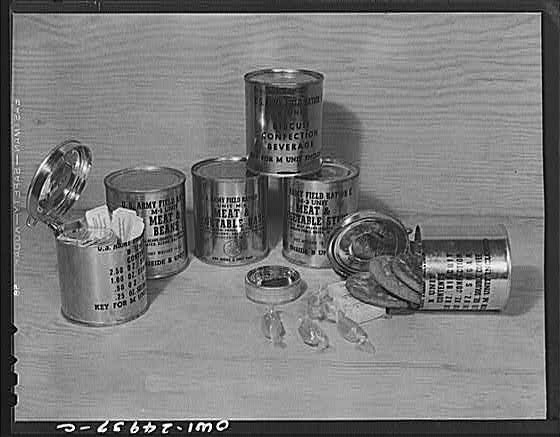 Chicago Illinois Army Subsistence Research Laboratory Canned Rations 1940s