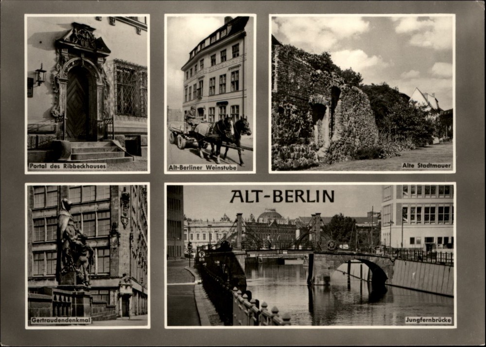 RPPC Alt Berlin Berlin Germany vintage postcard b841