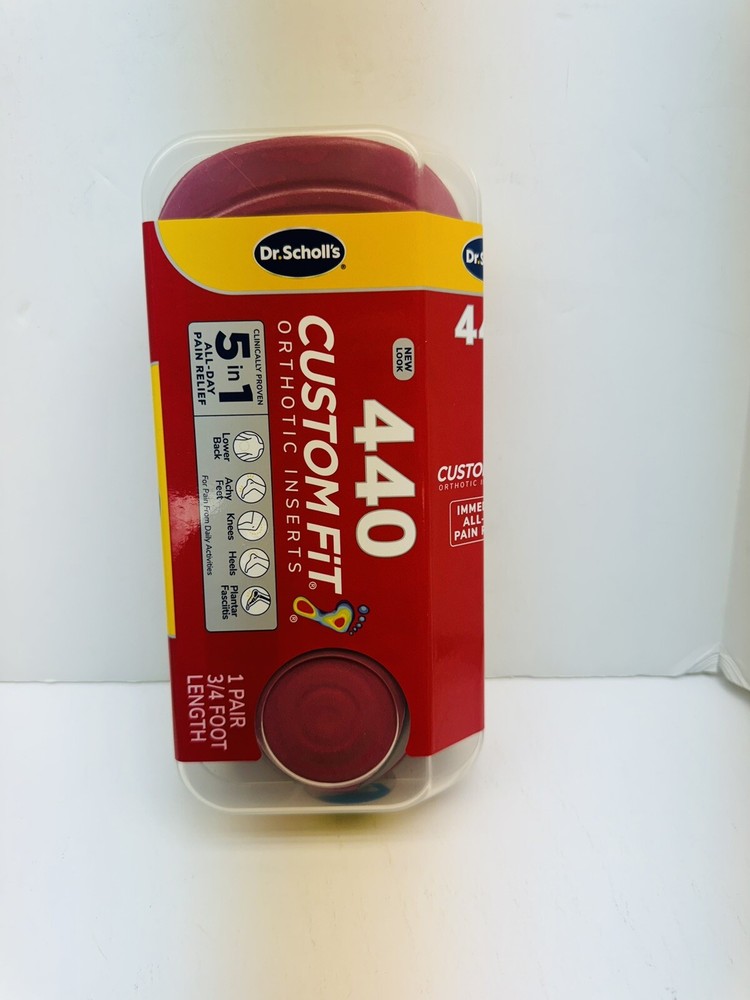 Dr.scholl’s Custom For Orthotic Inserts 5 In 1 All Day Pain Relief