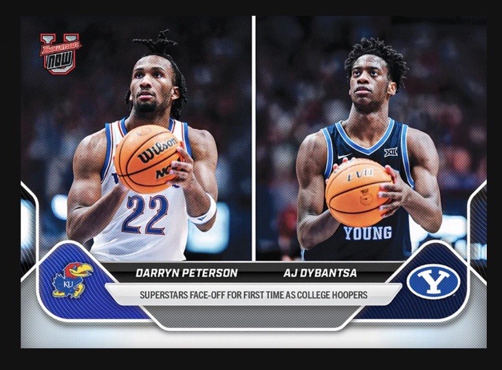 Darryn Peterson / AJ Dybantsa 2025-26 Bowman U NOW Basketball Card 65 - PRESALE