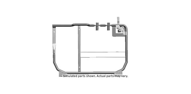 Genuine GM Driver Side Rear Seat Back Frame Part 84120330