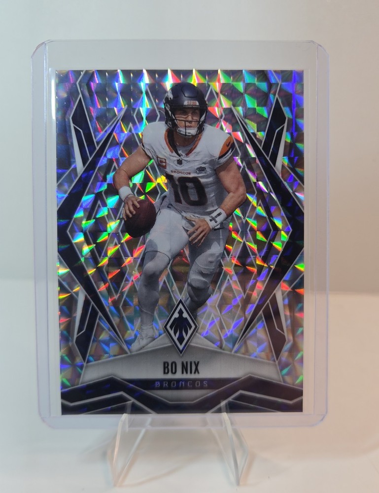 2025 Panini Phoenix - Bo Nix #83 Silver Pyramids