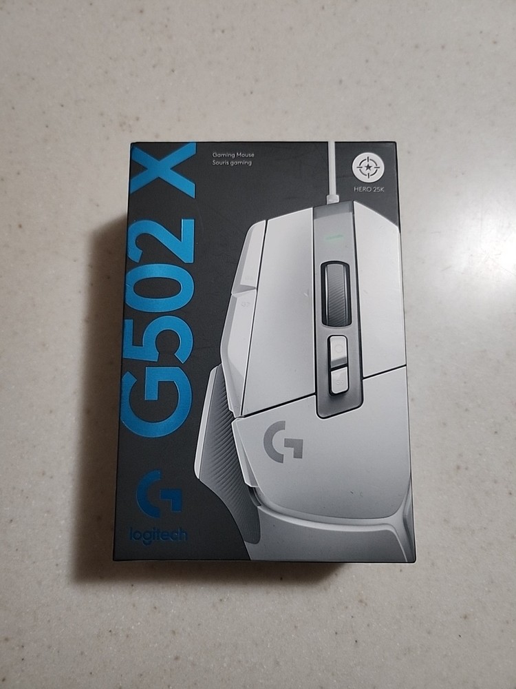 Logitech G502 X Wired Gaming Mouse - White