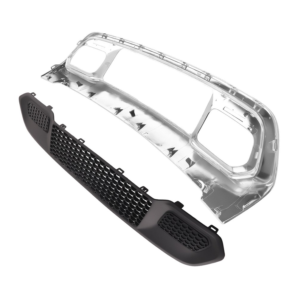 2pcs Front Lower Grille Trim Molding Cover Kit for Jeep Grand Cherokee 2017-2022