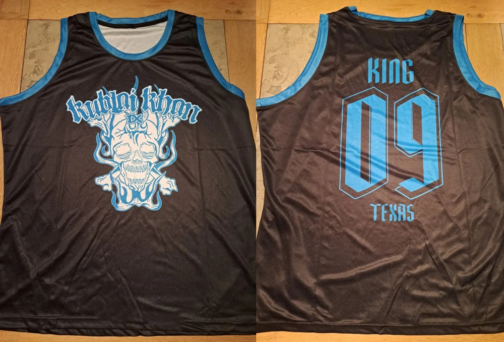 Kublai Khan TX King Basketball Jersey All sizes QT1911