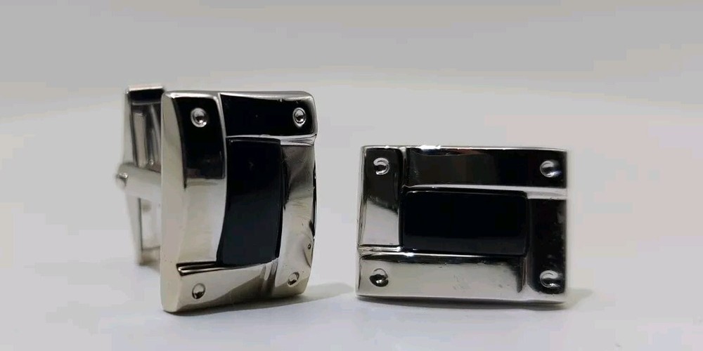 Sterling Silver 925 Mens Cufflinks Dolan Bullock DB Signed Bold Design