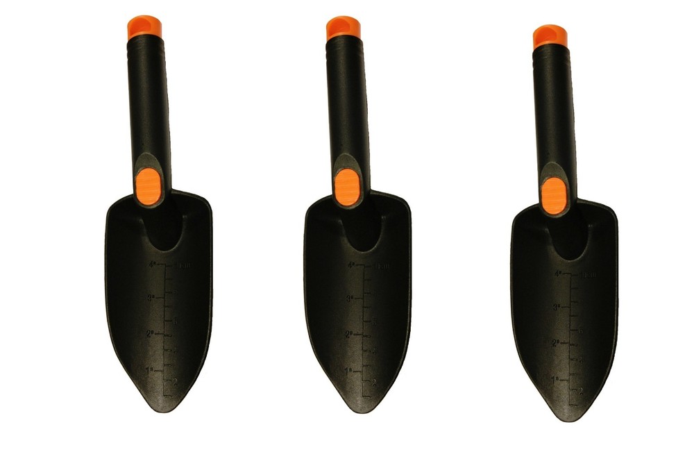 Pro Special Metal Detecting Hand Trowel Shovel with Depth Markers (3 Shovels)