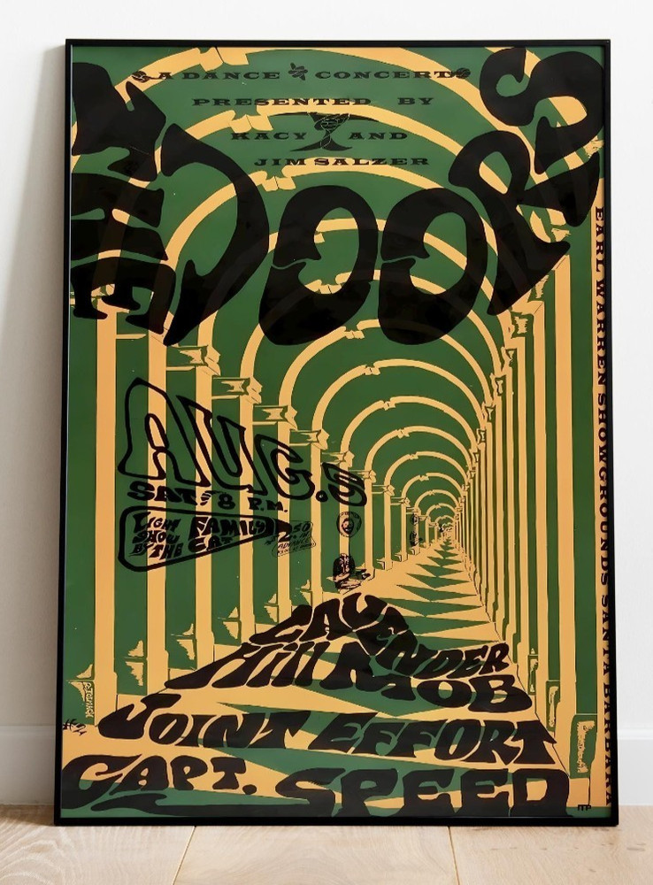 The Doors Album Cover Poster Music Wall Art 24x36 Unframed