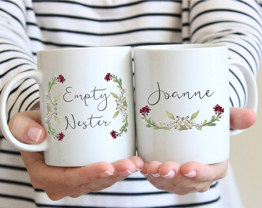 Empty Nester Mug Personalized Name Funny Saying Mug Gift For Parents Coffee Mug