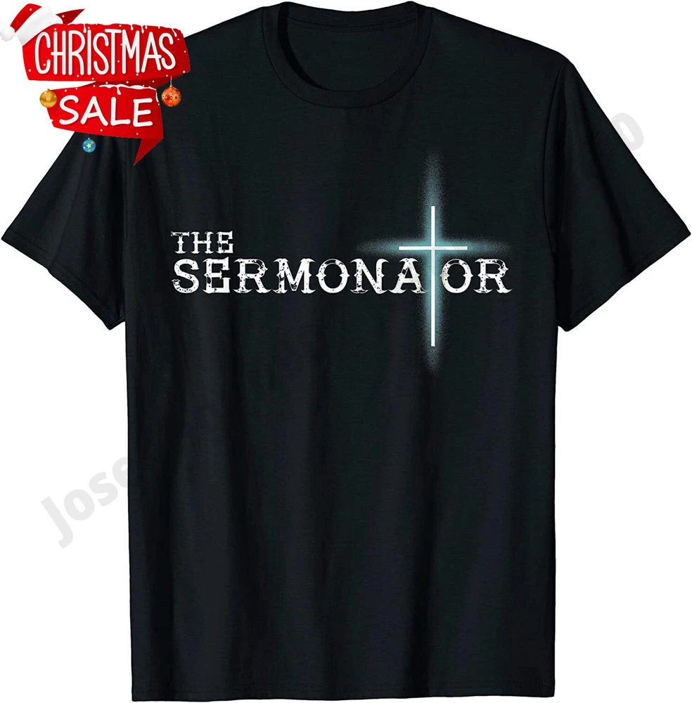 2025/NEW LIMITED The Sermonator Pastor Appreciation Christian Cross Fun Gift T-S