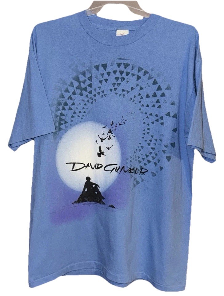 David Gilmour 2006 On An Island Tour T Shirt Size XL Rare!