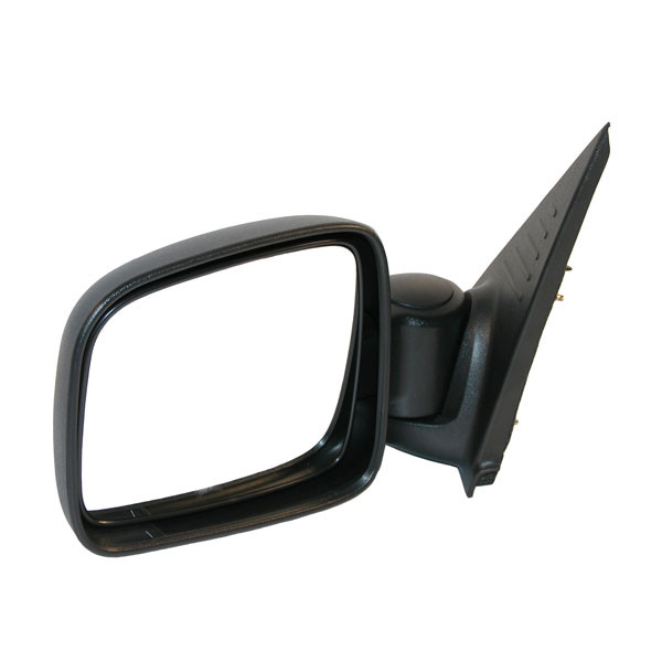 For 02-07 Liberty Rear View Door Mirror Manual Folding Textured Black Left Side