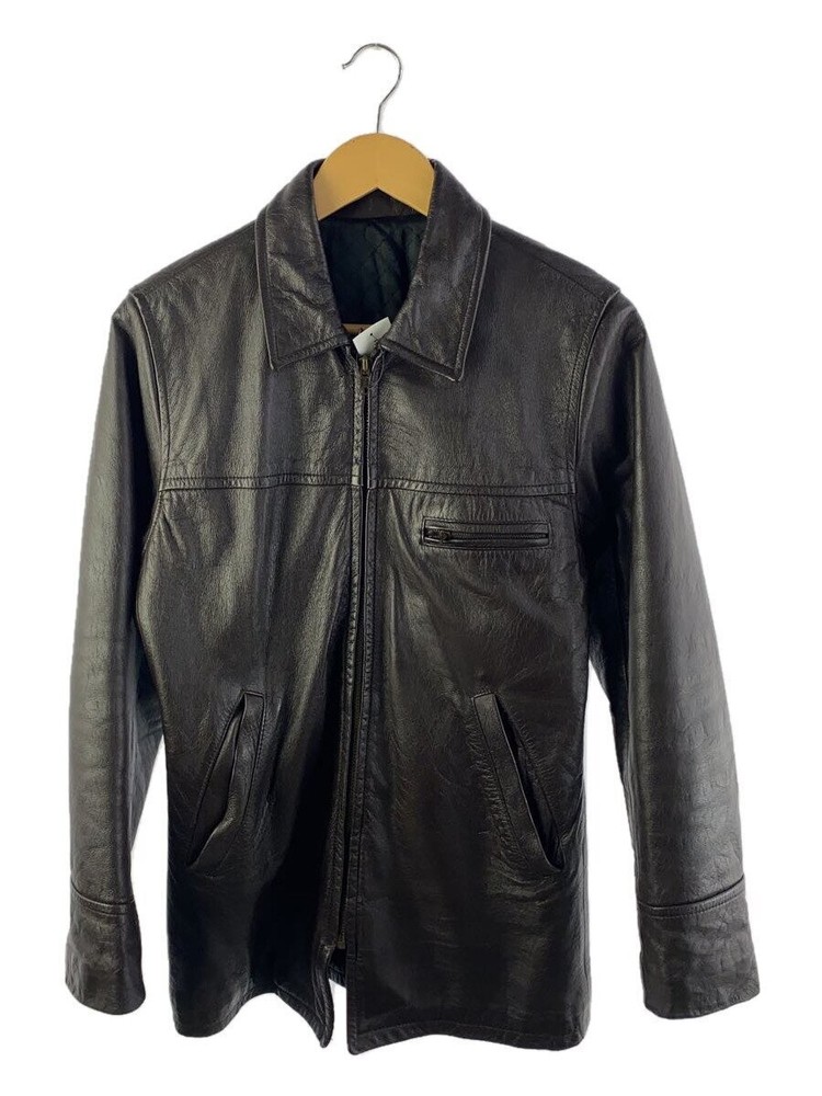 Undercover 96Aw Leather Blouson Jacket in Brown Cowhide UC-6W-Jk-08