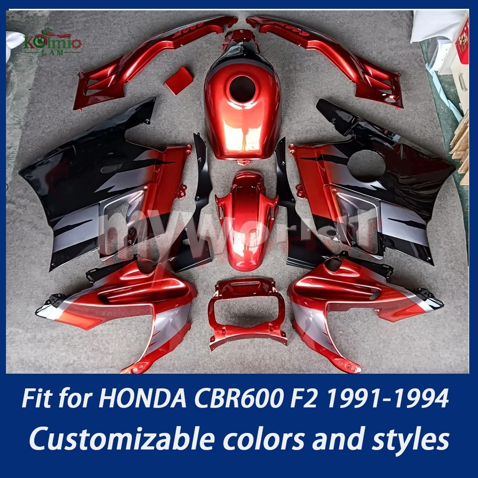 Fairing Bodywork Panel Kit Set Fit for HONDA CBR600 F2 1991-1994