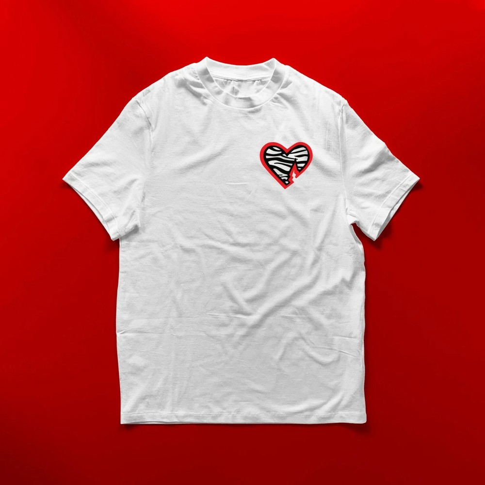 Shawn Michaels Heartbreak Kid HBK Wrestling WWF WWE White T Shirt Crew Neck