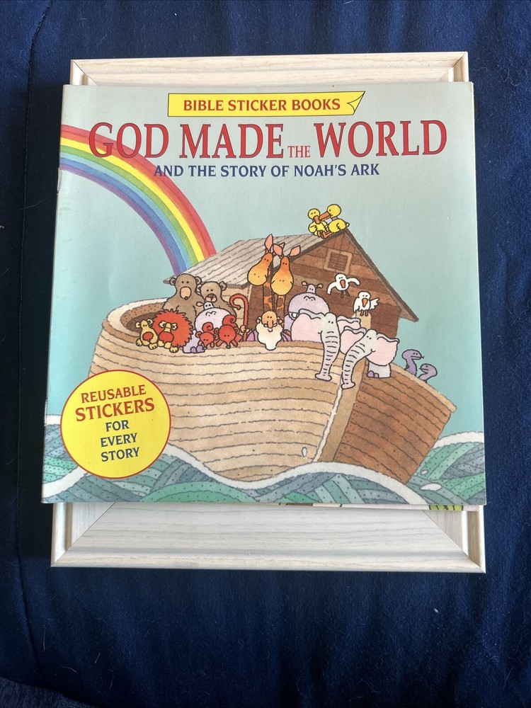 Bible Sticker Book God Made The World And The Story Of Noah’s Ark