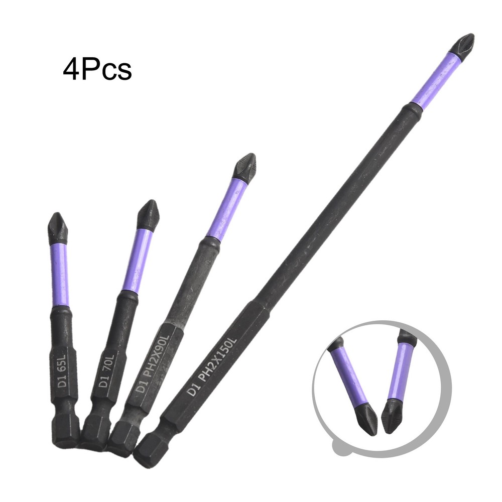 Alloy Steel Cross Screwdriver Drill Bit Impact Resistant for Batch Head Hand Tools  