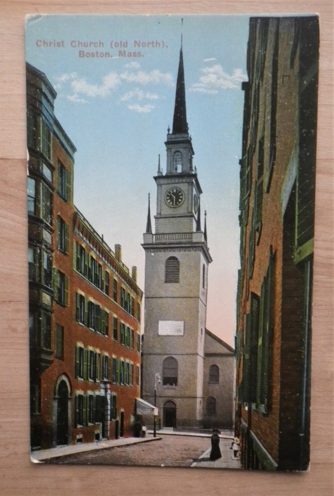 Christ Church (Old North), Boston, Massachusetts Historic Postcard