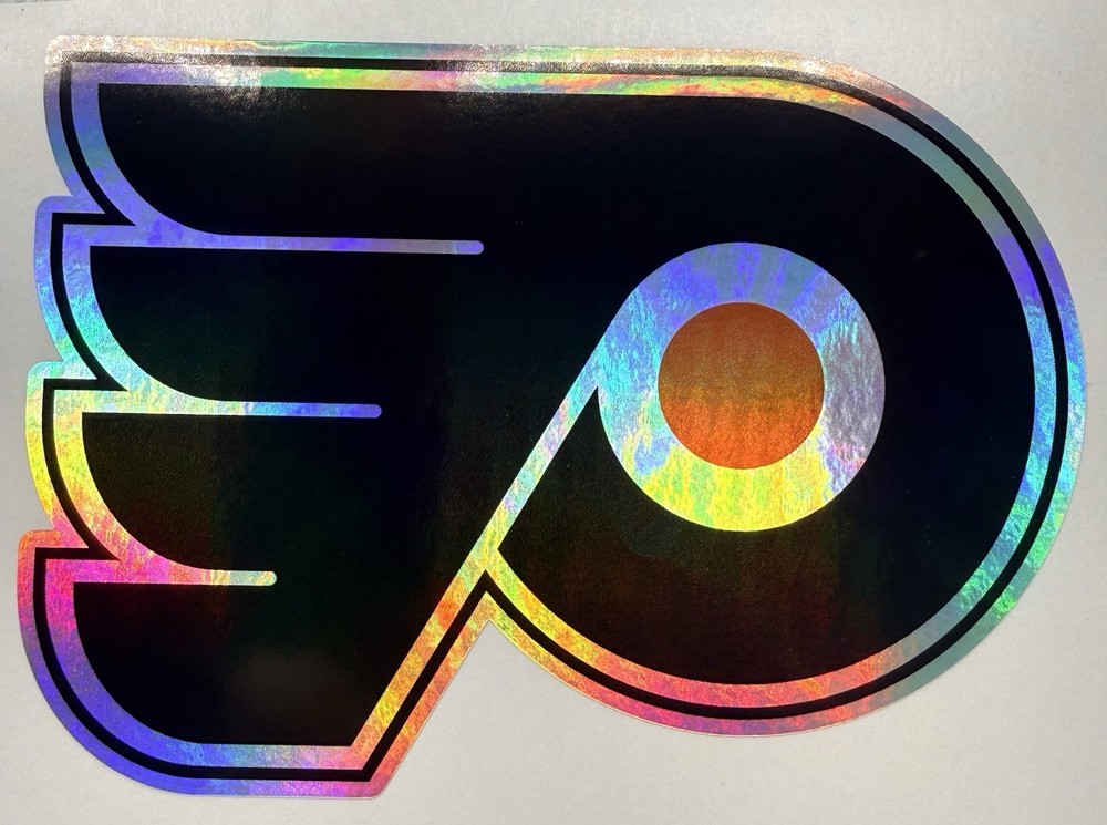 Philadelphia Flyers Holographic Vinyl Decal