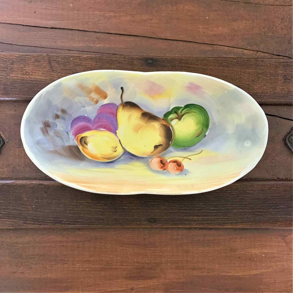 Tazón de joyería vintage pintado a mano, núcleo de abuela-image