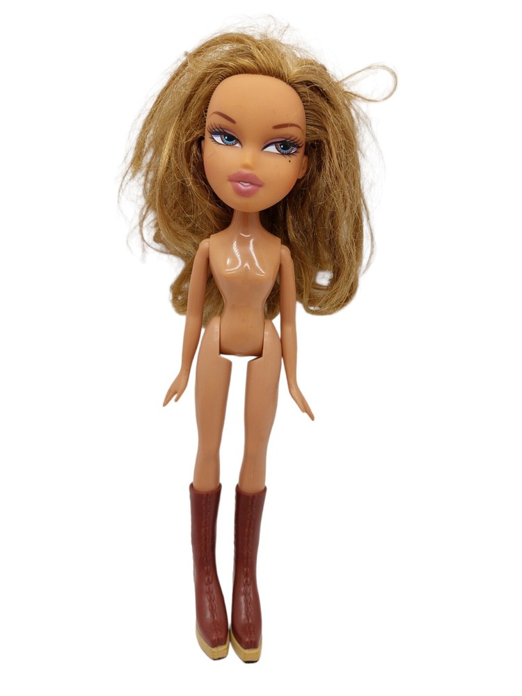 Bratz Yasmin Doll 2001 Original Nude Blonde Hair Tan Boots