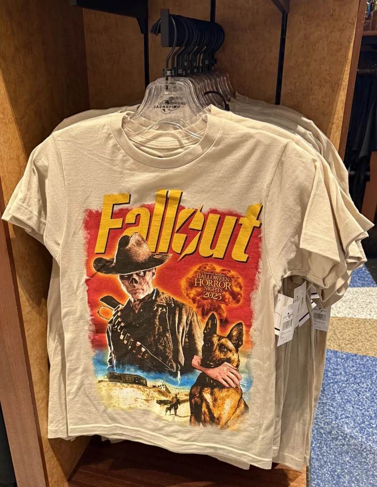 Universal Halloween Horror Nights HHN 2025 Fallout Ghoul shirt KV42112