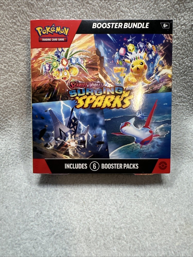 Pokemon TCG Surging Sparks Booster Bundle Factory Sealed