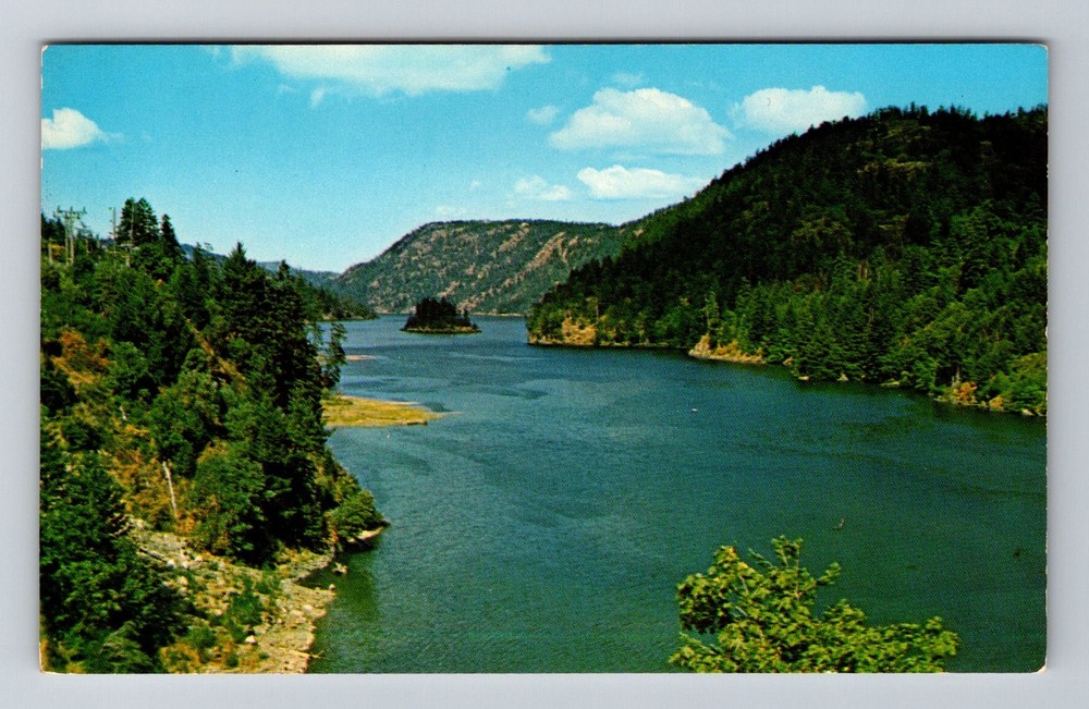 Canada- Victoria B.C. Saanich Arm From The Malahat Old Postal Vintage Postcard