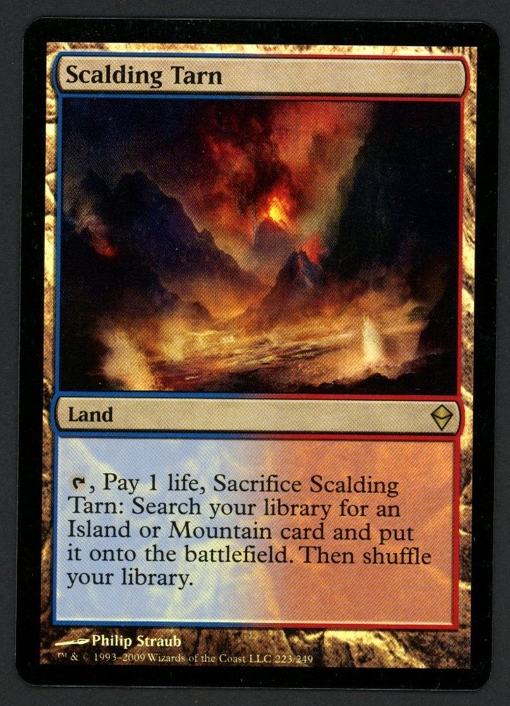 ***FOIL Scalding Tarn*** MTG Zendikar Magic Kid Icarus