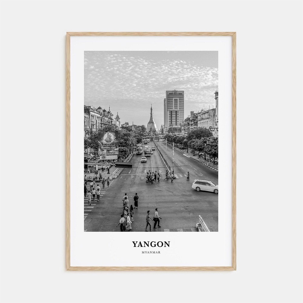 Yangon Wall Art Yangon Wall Decor Yangon Poster Yangon Home Decor Yangon Travel