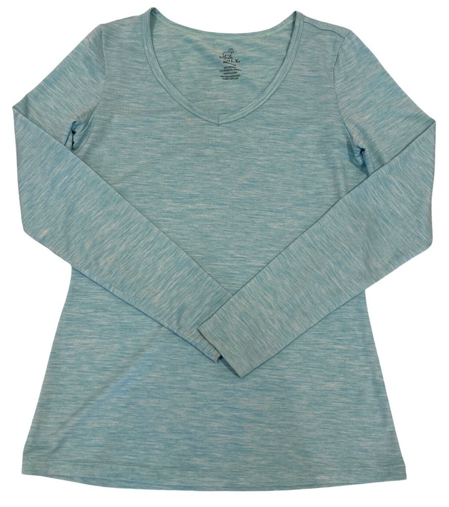 WOOLX Layla Merino Wool Long Sleeve Tee Size Medium