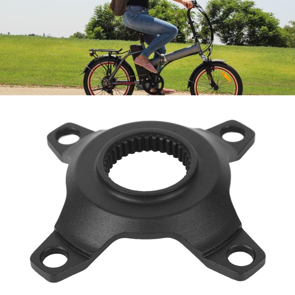 Motor Bike Gear Adapter 4 Jaw Base Mid Drive Chainring Spider Support for