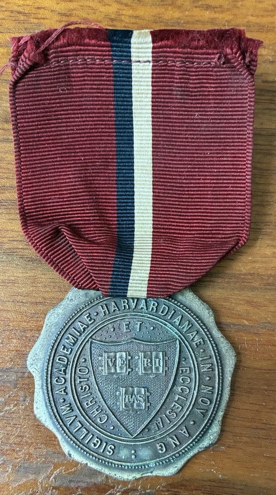 C. 1930s Seal of Harvard College Medal