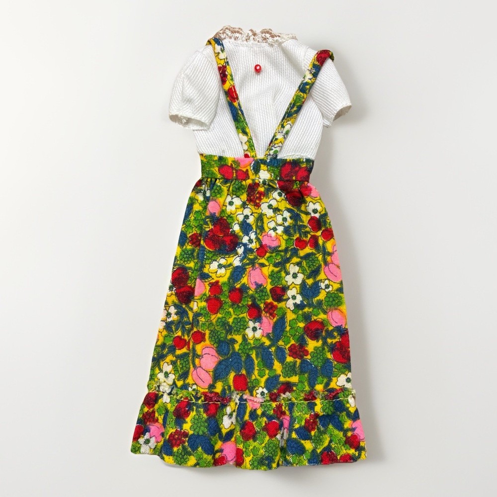 Best Buy Dress #8620 Vintage Barbie Doll 1973 70s Mod Era Print