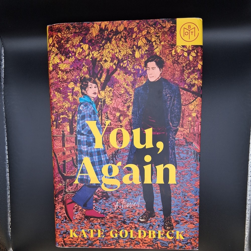 You, Again by Kate Goldbeck, Hardcover, BOTM Edition, Coffee Stained