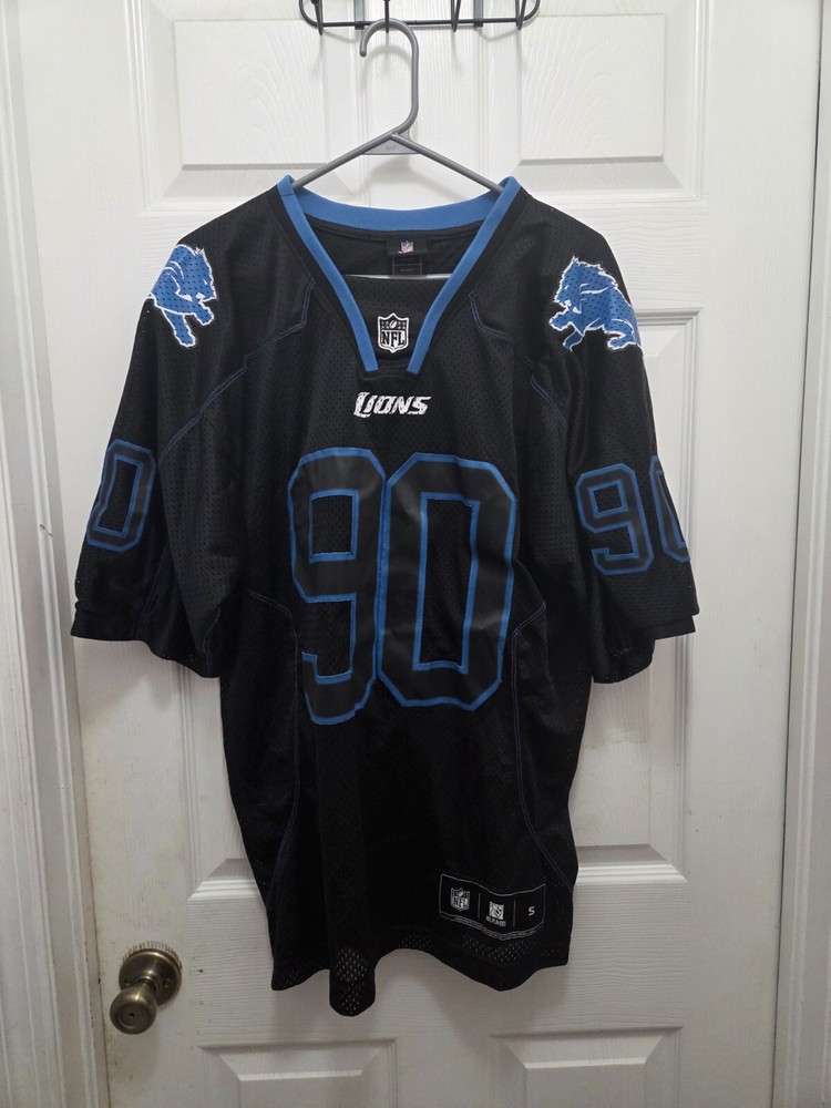 Reebok NFL TEAM APPAREL #90 Ndamukong Suh Detroit Lions jersey Small