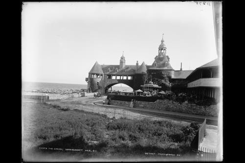 Casino,waterfronts,Narragansett Pier,Rhode Island,RI,Detroit Publishing,1890
