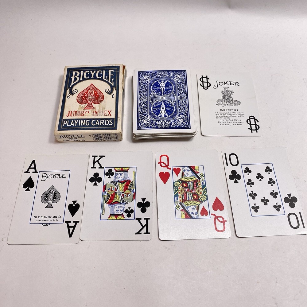 Bicycle Jumbo Index 88 Playing Cards Deck