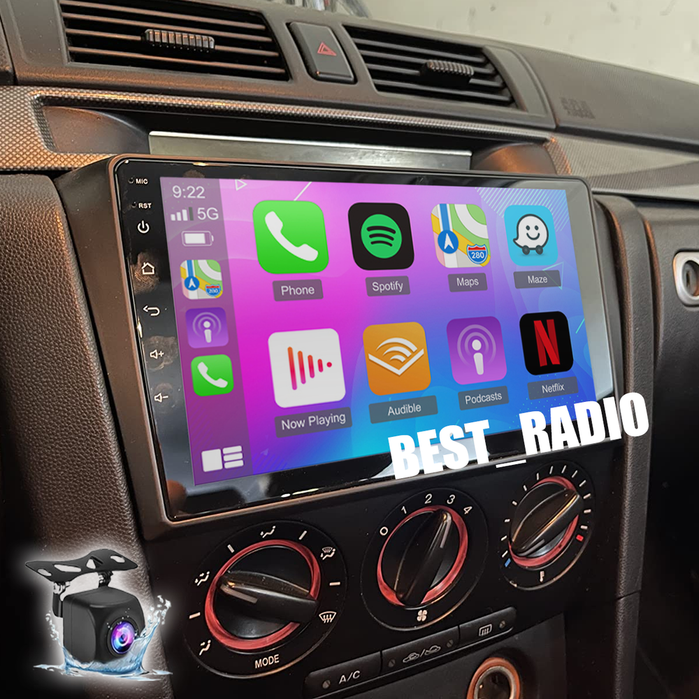 Apple Carplay For Mazda 3 2004-2009 Android 12 Car Radio Stereo GPS Navi 2+32GB