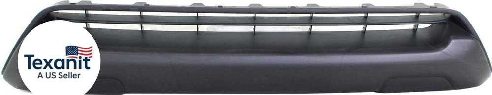 Bumper Grille Compatible with Toyota Tacoma 2012-2015 Center Textured Black