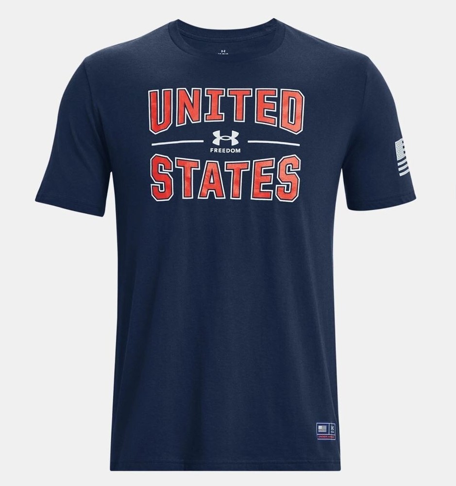 Under Armour Shirt, Men's Large, UA Freedom United States, SS, New with Tags