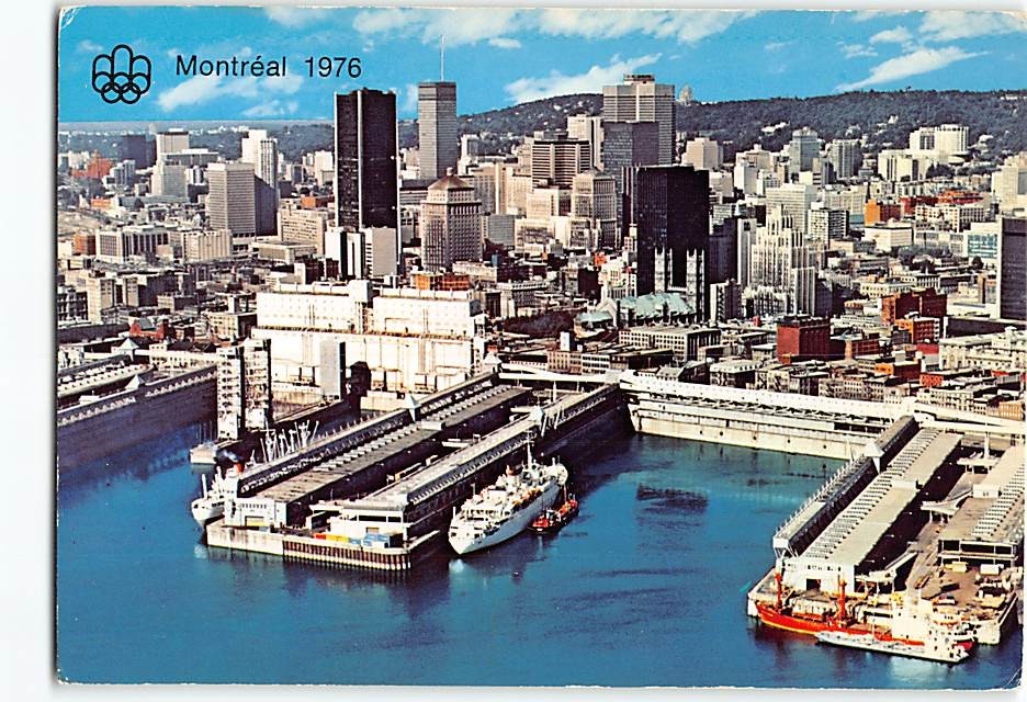 Postcard Panoramic View Montréal Québec Canada