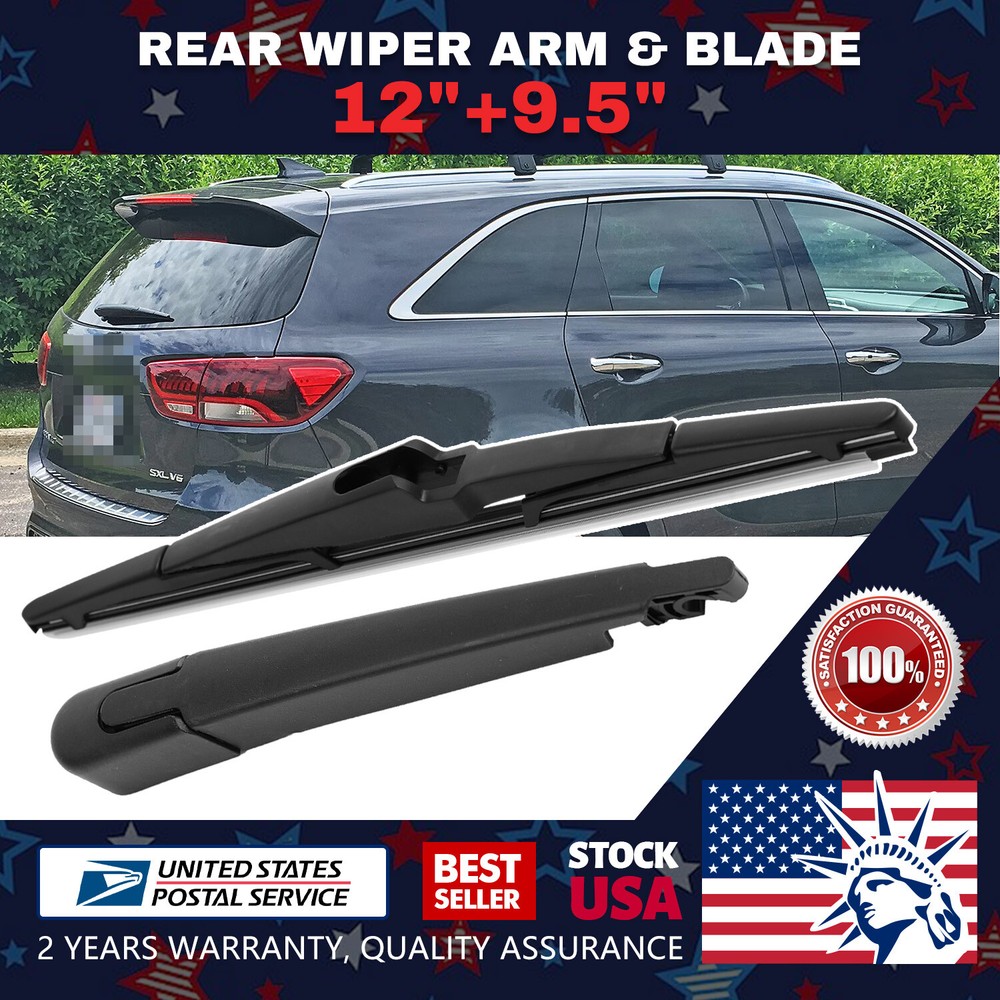 One Set 12''+13'' Premium Soft rubber Windshield Rear Wiper Blade All Season